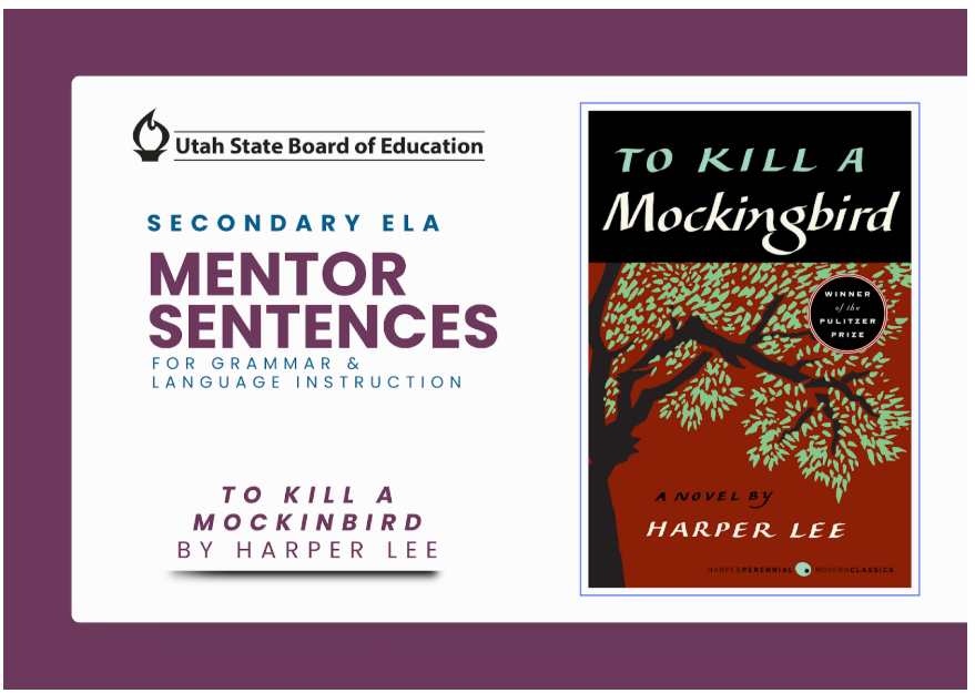 Mentor Sentences for To Kill A Mockingbird | eMedia