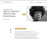 African American History in the United States African American History in the United States