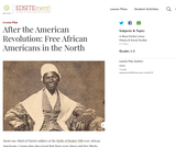 After the American Revolution: Free African Americans in the North After the American Revolution: Free African Americans in the North