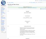 Chekov short stories RL 9-10.6 Chekov short stories RL 9-10.6