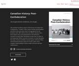 Canadian History: Post-Confederation Canadian History: Post-Confederation