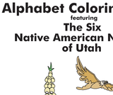 Alphabet coloring book featuring the six Native American Nations of Utah Alphabet coloring book featuring the six Native American Nations of Utah