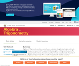 Algebra and Trigonometry Algebra and Trigonometry