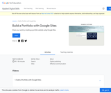 Build a Portfolio with Google Sites Build a Portfolio with Google Sites