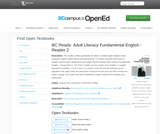 BC Reads: Adult Literacy Fundamental English - Reader 2 BC Reads: Adult Literacy Fundamental English - Reader 2