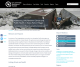 Addressing Links Between Climate and Public Health in Alaska Native Villages Addressing Links Between Climate and Public Health in Alaska Native Villages