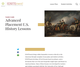 Advanced Placement U.S. History Lessons Advanced Placement U.S. History Lessons