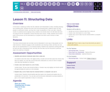CS Discoveries 2019-2020: Data and Society Lesson 5.11: Structuring Data CS Discoveries 2019-2020: Data and Society Lesson 5.11: Structuring Data