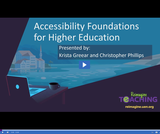 Accessibility Foundations for Higher Education Recap Accessibility Foundations for Higher Education Recap