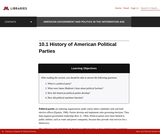 10.1 History of American Political Parties – American Government and Politics in the Information Age 10.1 History of American Political Parties – American Government and Politics in the Information Age