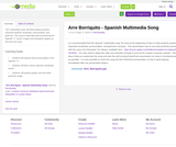 Arre Borriquito - Spanish Multimedia Song Arre Borriquito - Spanish Multimedia Song